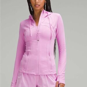 Lululemon Define Dahlia Mauve Hooded Jacket Size 4